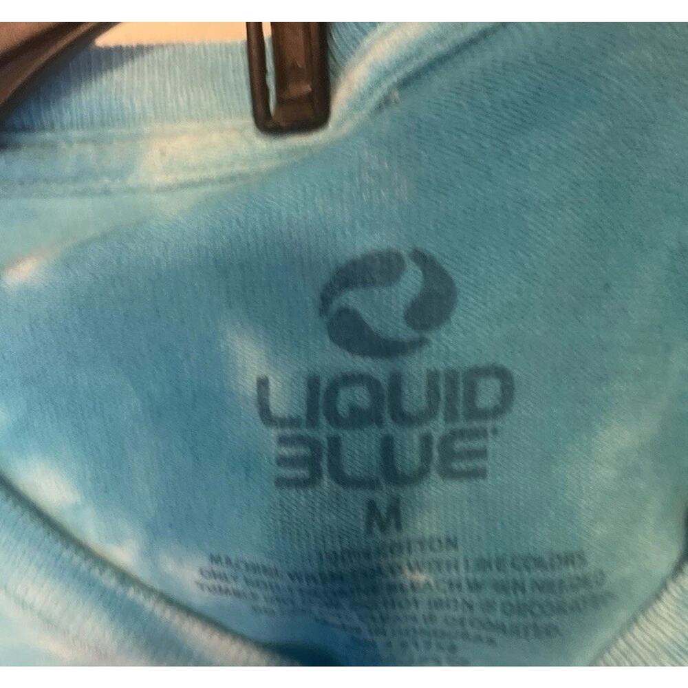 Liquid Blue 2015 Alice In Wonderland Hookah Mushroom Tie Dye T Shirt Size Medium - Picture 9 of 10